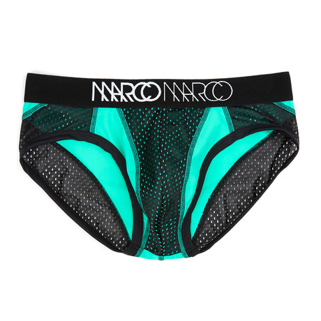 NY Mesh Brief // Turquoise (S)