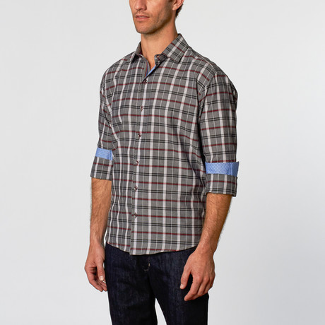 Sheffield Button-Up // Gray (S)