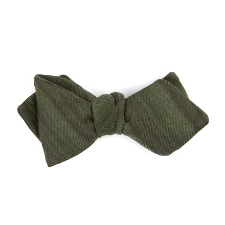 Dark Moss Bow Tie // Green