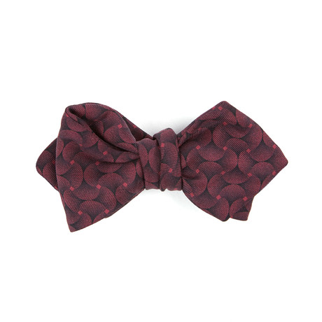 Ruby Petal Bow Tie // Red
