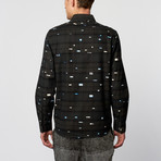 Jensen Long-Sleeve Dress Shirt // Caviar (L)