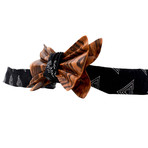 The Fishtail // Zebrawood // Abstract Black