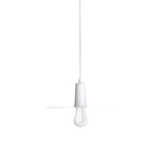 Drop Hat Lamp + Light Bulb // White (Original Plumen 002 // CFL)