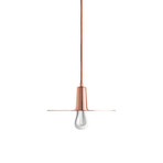 Drop Hat Lamp + Light Bulb // Copper (Original Plumen 001)