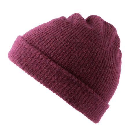 Solange Beanie // Bordeaux Red