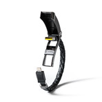 Twins Lightning // Black + Silver (Medium)