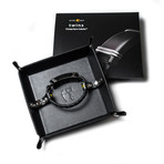 Twins Lightning // Black + Silver (Medium)