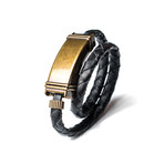 Twins Wrap Lightning // Black + Bronze (Medium)