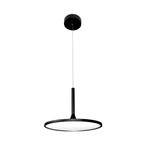 Salm // Disc Chandelier // Black