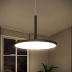 Salm // Disc Chandelier // Black