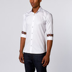 Luxor Checker Dress Shirt // White + Black (M)