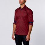 Luxor Dress Shirt // Burgundy (2XL)