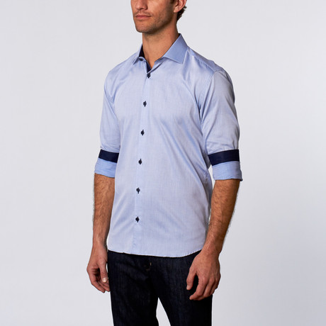 Luxor Arrow Dress Shirt // Light Blue (S)