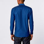 Wall Street Dress Shirt // Blue (XS)