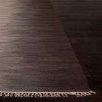 Flatweave Abstract Spectra Area Rug // Gray + Brown (8'L x 10'W)