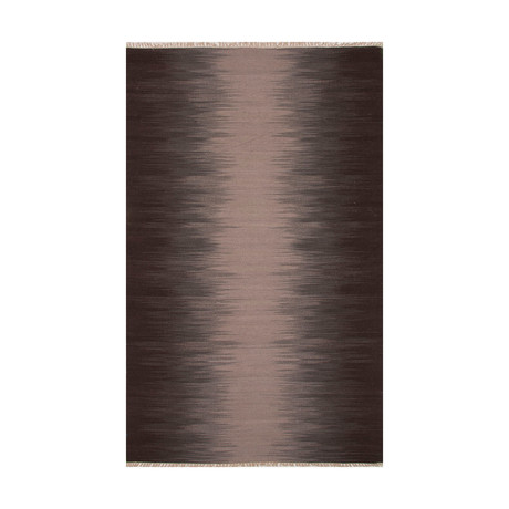 Flatweave Abstract Spectra Area Rug // Gray + Brown (8'L x 10'W)