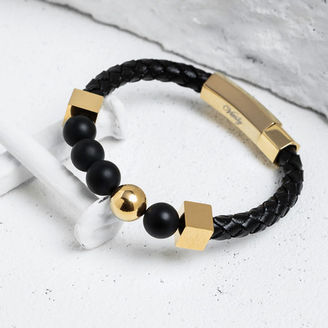 Perlen Bracelet // Gold (7)