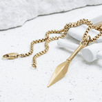 Kunai Pendant (Gold)