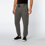 Quilted Vintage Burnout Jogger // Grey Burnout (S)