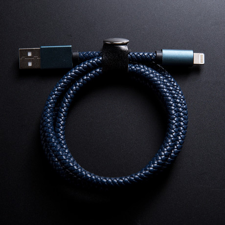 Braided USB Cable // Dark Navy