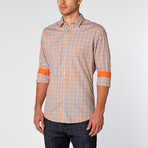 Burton Pinwheel Casual Shirt // Blue + Orange (XL)