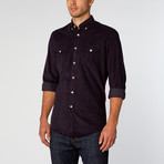Newton Corduroy Casual Shirt // Navy (L)