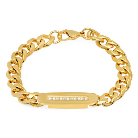 18k Gold Plated Diamond Bracelet