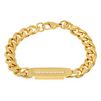 18k Gold Plated Diamond Bracelet