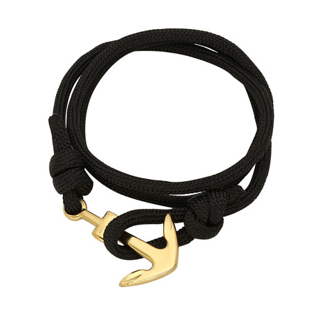 Nylon Anchor Bracelet // Black