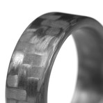 Twill Carbon Fiber Ring (Size 6)