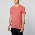 College Point Triblend Crew // Red (L)
