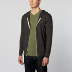 College Point Triblend Hoodie // Black (L)