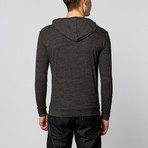 College Point Triblend Hoodie // Black (L)