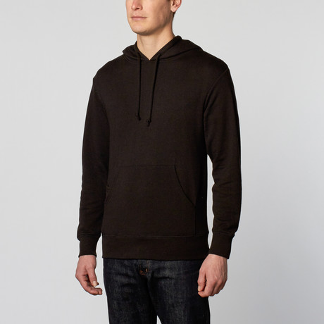Alphabet City Unisex Triblend Pullover Hoodie // Black (XS)