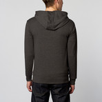 Alphabet City Unisex Triblend Pullover Hoodie // Black Heather (M)