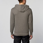 Alphabet City Unisex Triblend Pullover Hoodie // Charcoal Heather (XS)