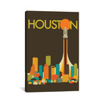 Houston Skyline (18"W x 26"H x 0.75"D)