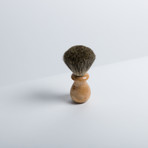 Pure Badger Brush // Birdseye Maple (Round Top Handle)