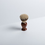 Silvertip Badger Brush // Cocobolo (Round Top Handle)