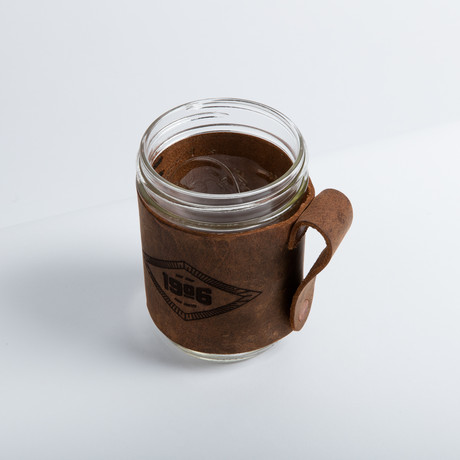 Leather Mason Mug