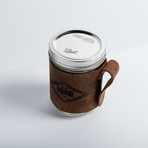 Leather Mason Mug