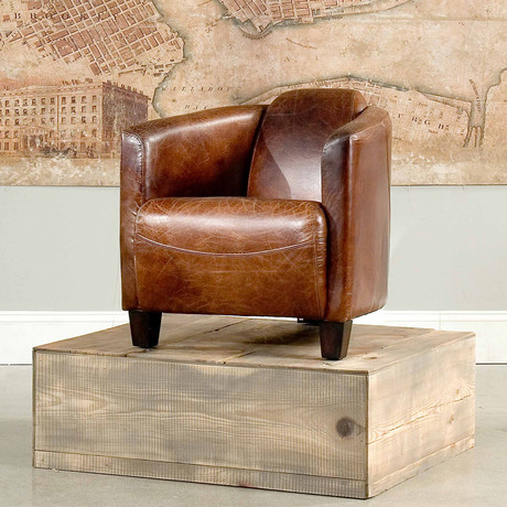 Mandy Arm Chair // Vintage Cigar