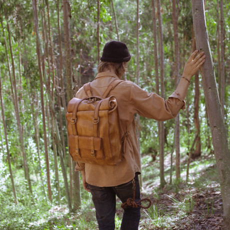 The Hills // Travel Leather Rucksack
