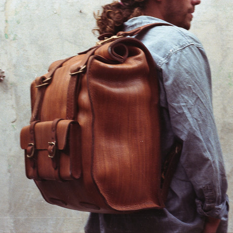 The Robeson // Leather Hiking Pack