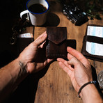 The Lucas // Handmade Leather Wallet (Café)