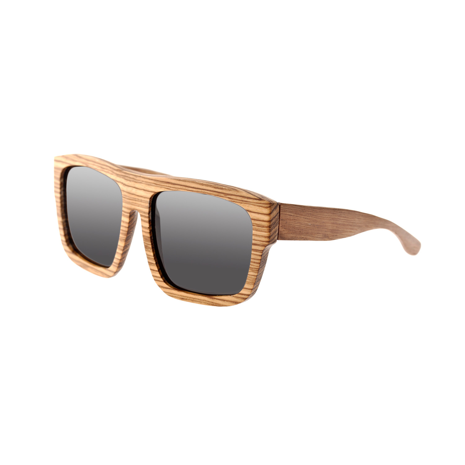 Hermosa Sunglasses (Bamboo Frame // Black Lens) - Earth Cork