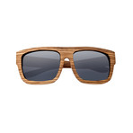 Hermosa Sunglasses (Bamboo Frame // Black Lens)