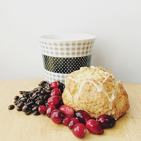 Bewdly Coffee // Cranberry Scone