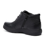 Shearling Lined Lace-Up Shoe // Black (US: 13)