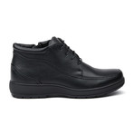Shearling Lined Lace-Up Shoe // Black (US: 13)